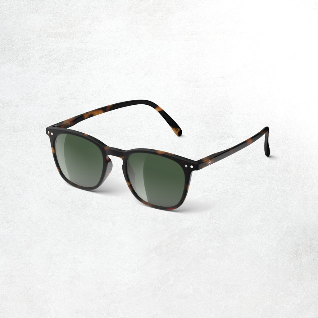 Izipizi Sun Glasses #E: Polarised Tortoise Green Lenses (Side)