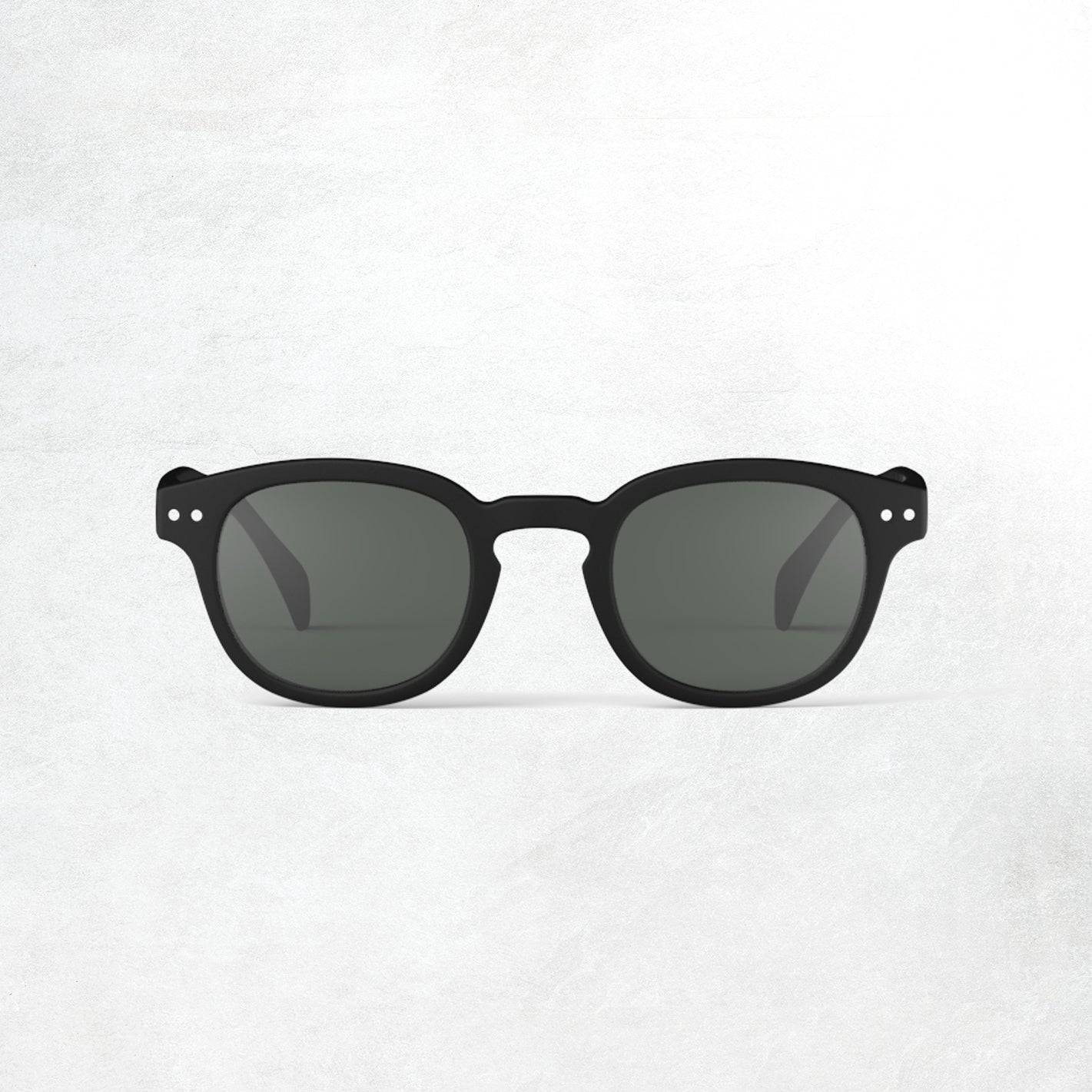 Izipizi Sun Glasses #C: Black Grey Lenses