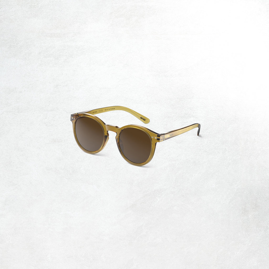 Izipizi Sun Glasses #M: Golden Green_1