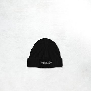 New Amsterdam Logo Beanie: Black
