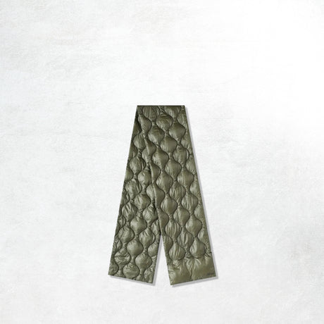 Nanga Onion Quilt Down Muffler: Khaki