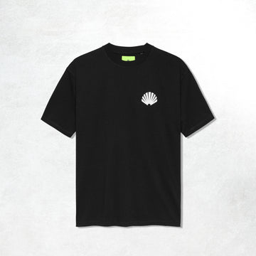 New Amsterdam Logo Tee: Black/White