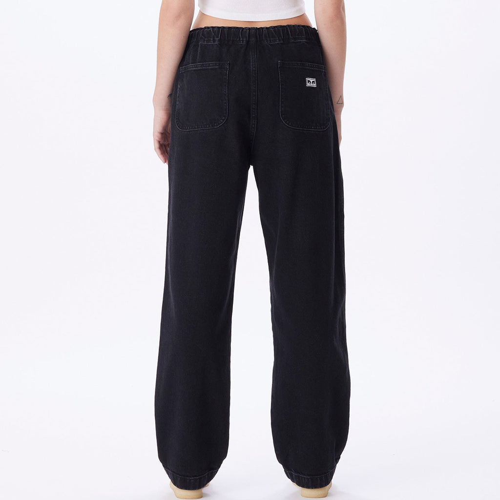Obey Easy Denim Pant: Faded Black_2