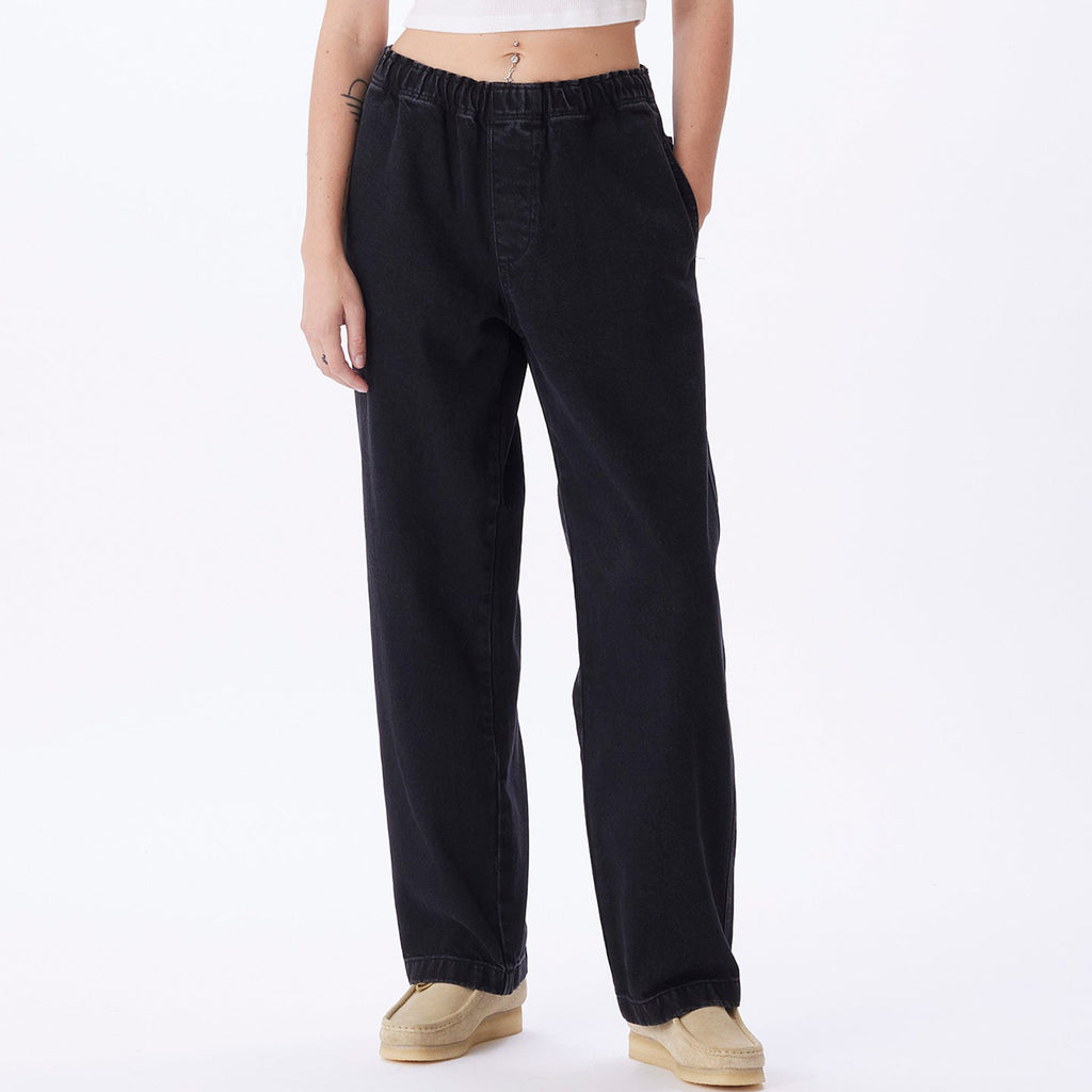 Obey Easy Denim Pant: Faded Black_1