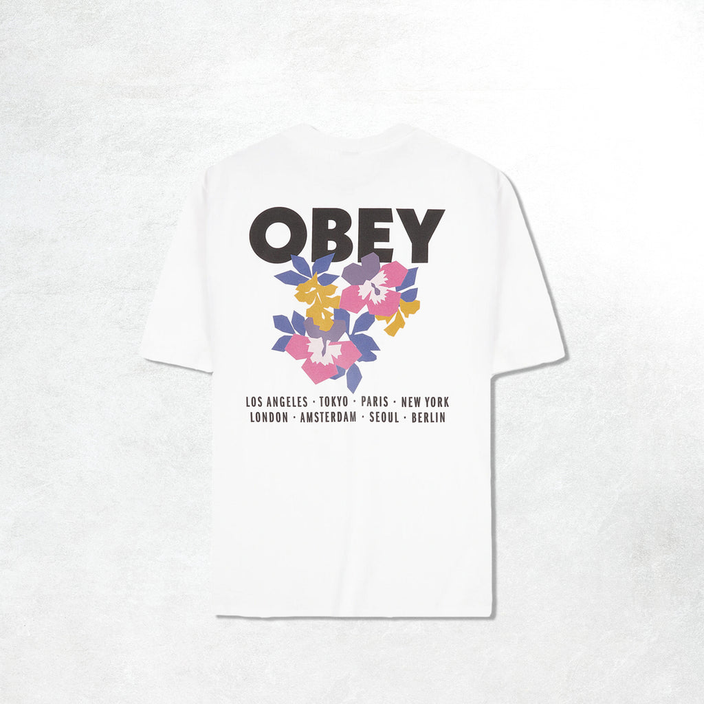 Obey Floral Garden: White_1