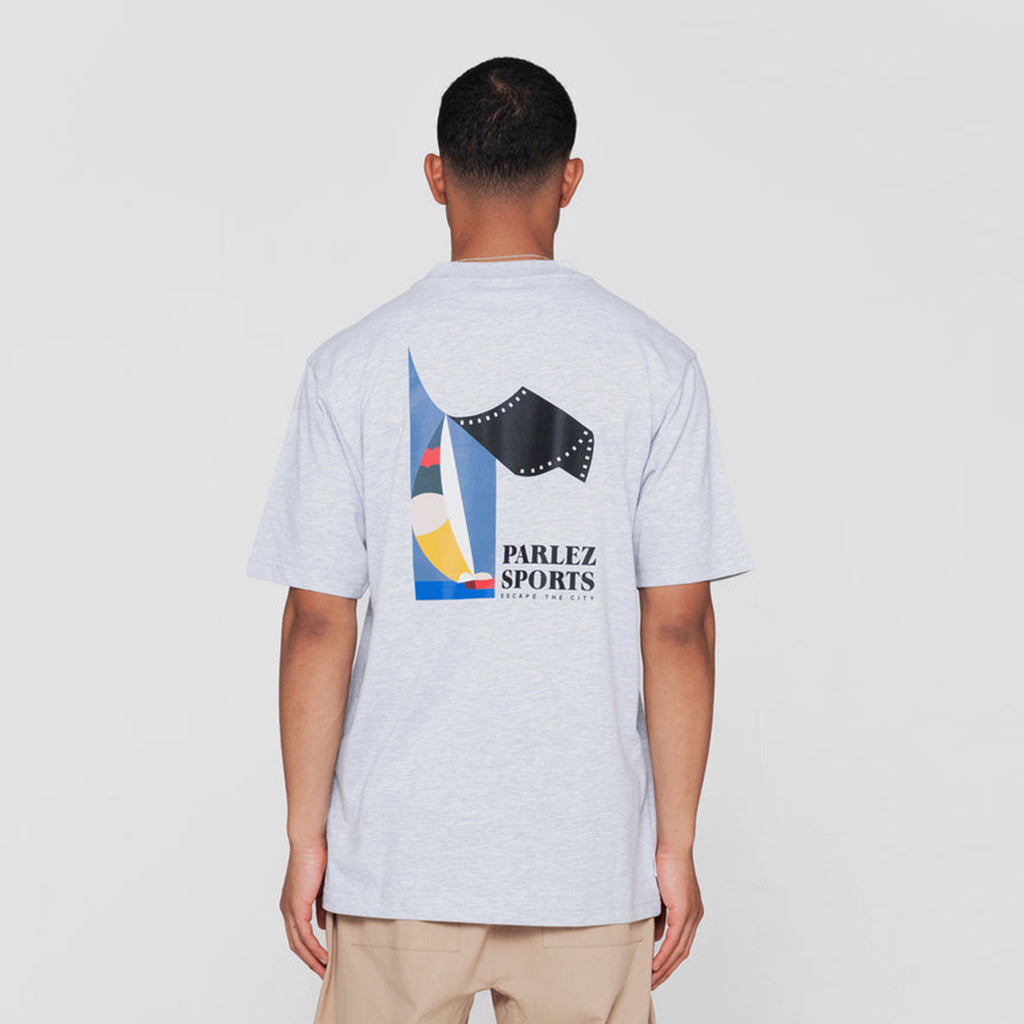 Parlez Code Tee: Heather_Model_1