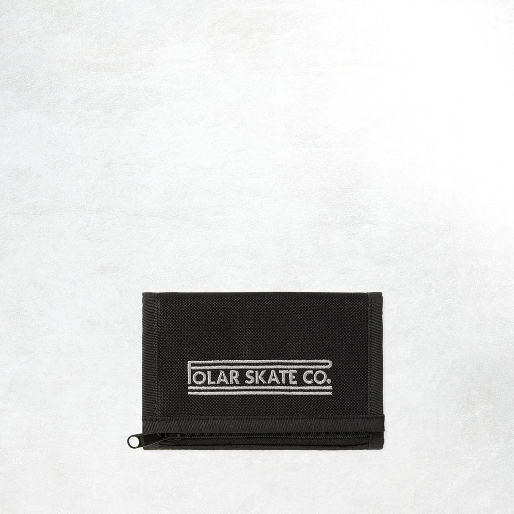 Polar Stretch Logo Key Wallet: Black