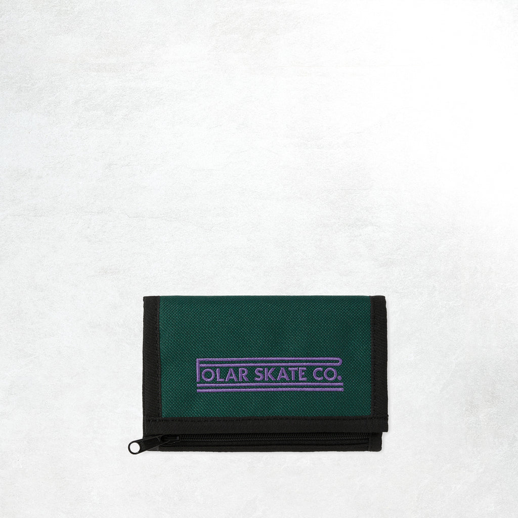 Polar Stretch Logo Key Wallet: Dark Green
