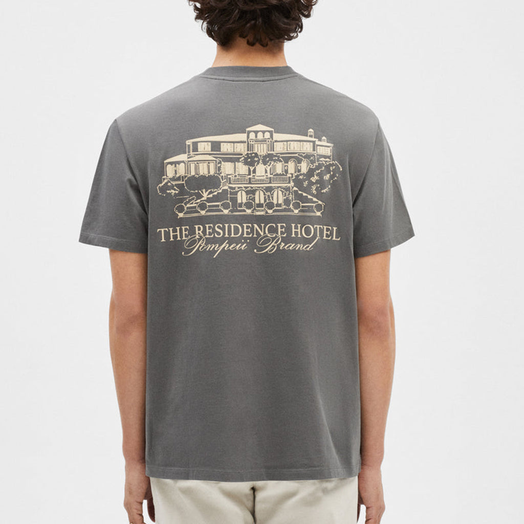 Pompeii Charcoal Residence Graphic T-Shirt_3