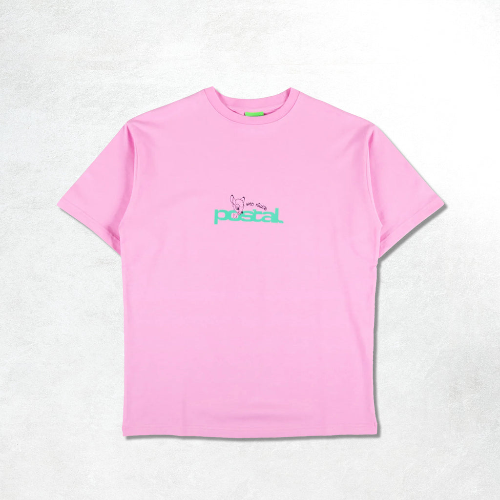 Postal Who Killed Postal Tee: Dusty Pink