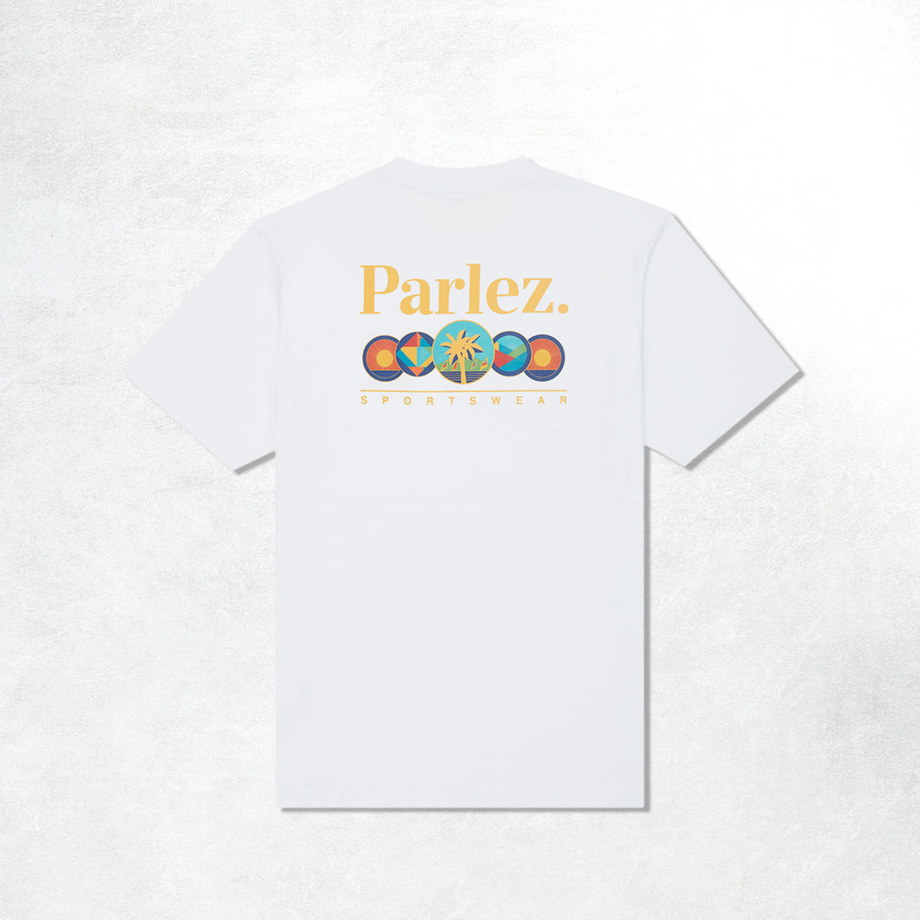Parlez Reefer T-Shirt: White (Back)