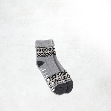 Rototo Comfy Room Socks "Nordic": Gray