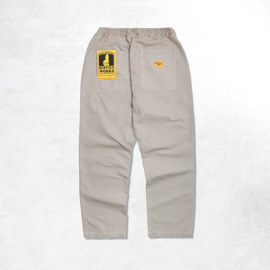Service Works Canvas Chef Pants: Stone_1