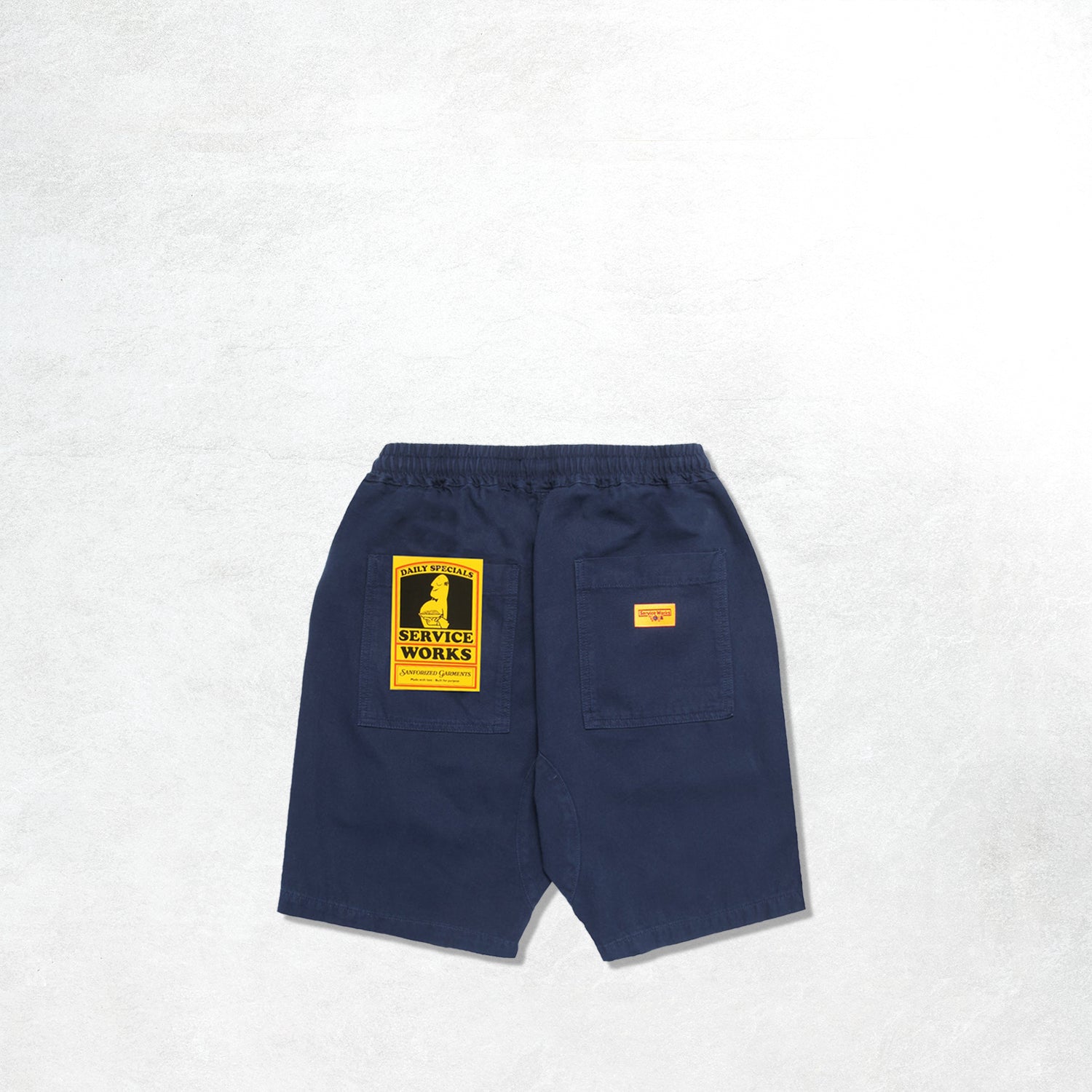 Service Works Classic Chef Shorts: Navy