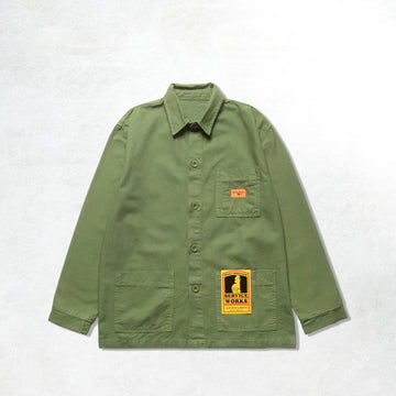 Service Works Classic Coverall Jacket: Olive