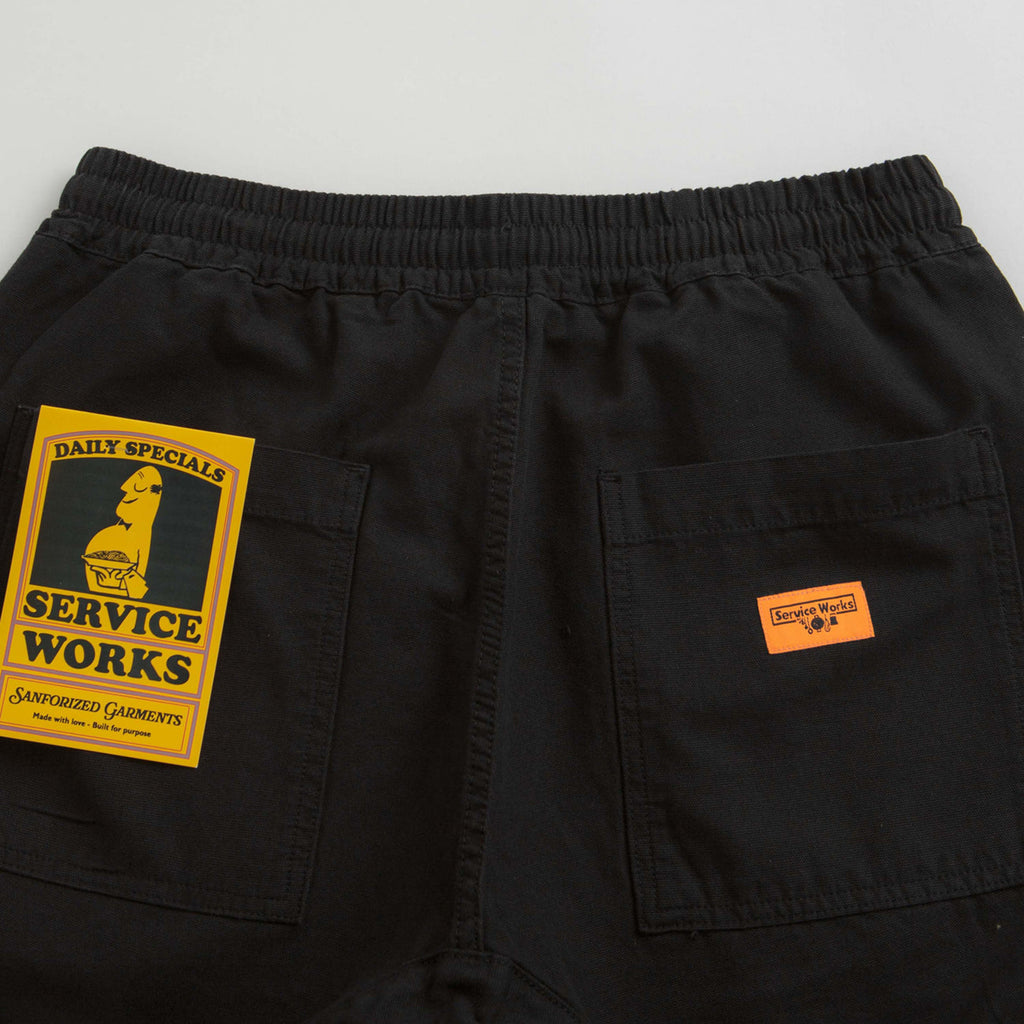 Service Works Ripstop Chef Shorts: Black_2