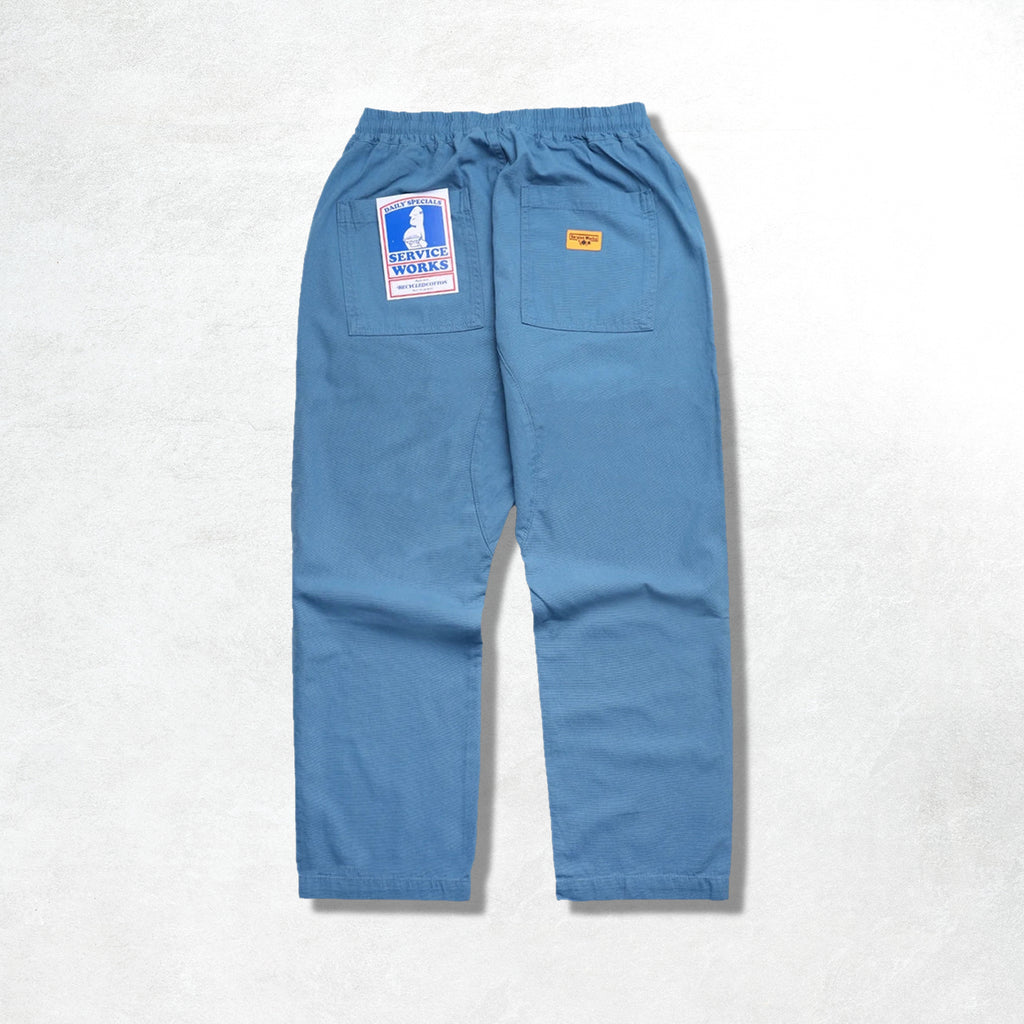 Service Works Canvas Chef Pants: Work Blue_1