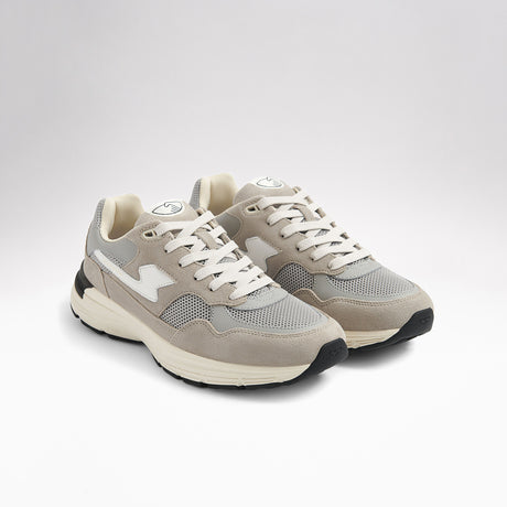 Stepney Workers Club Amiel S-Strike Suede Mix : Light Grey_2
