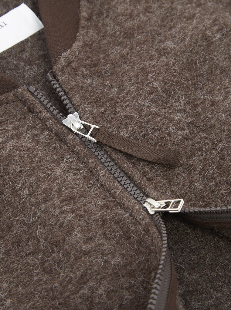 Universal Works Zip Waistcoat: Brown - The Union Project