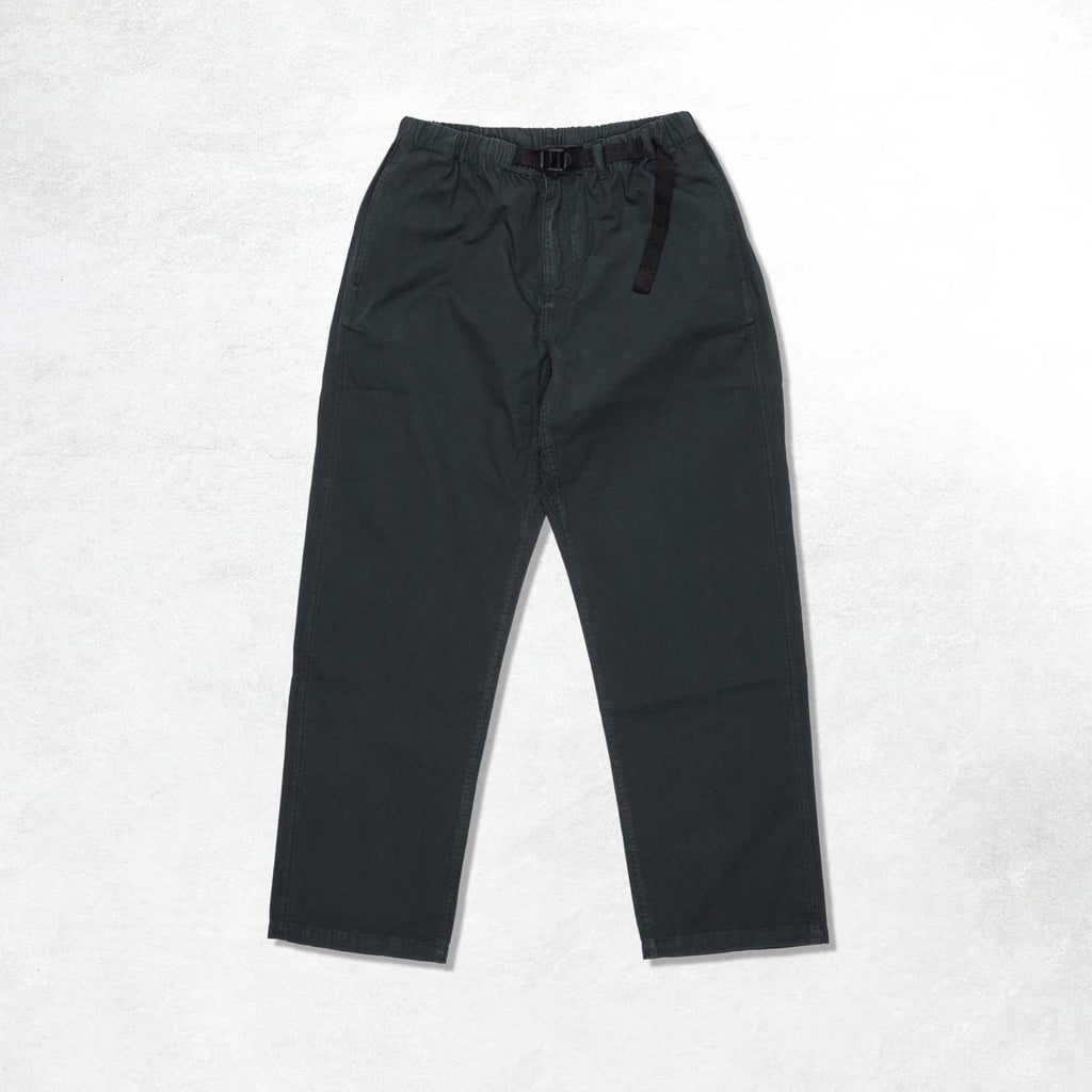 Dancer Belted Simple Pant: Washed Black (Front)