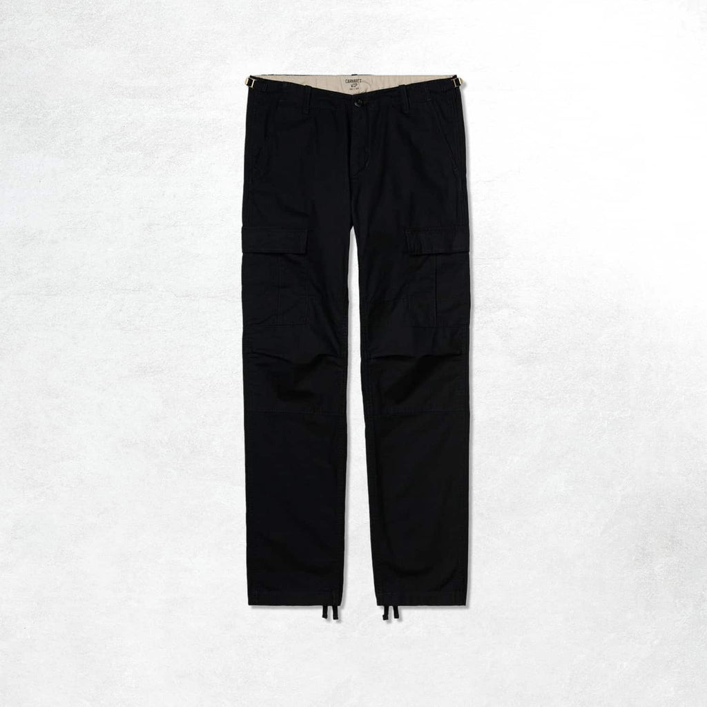 Carhartt WIP Aviation Pant: Black (Front)