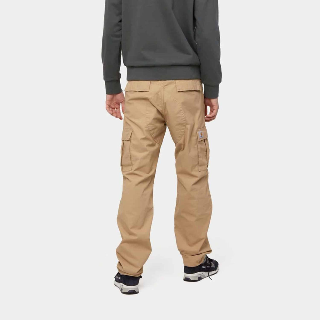 Carhartt WIP Aviation Pant: Dusty H Brown_Model_1