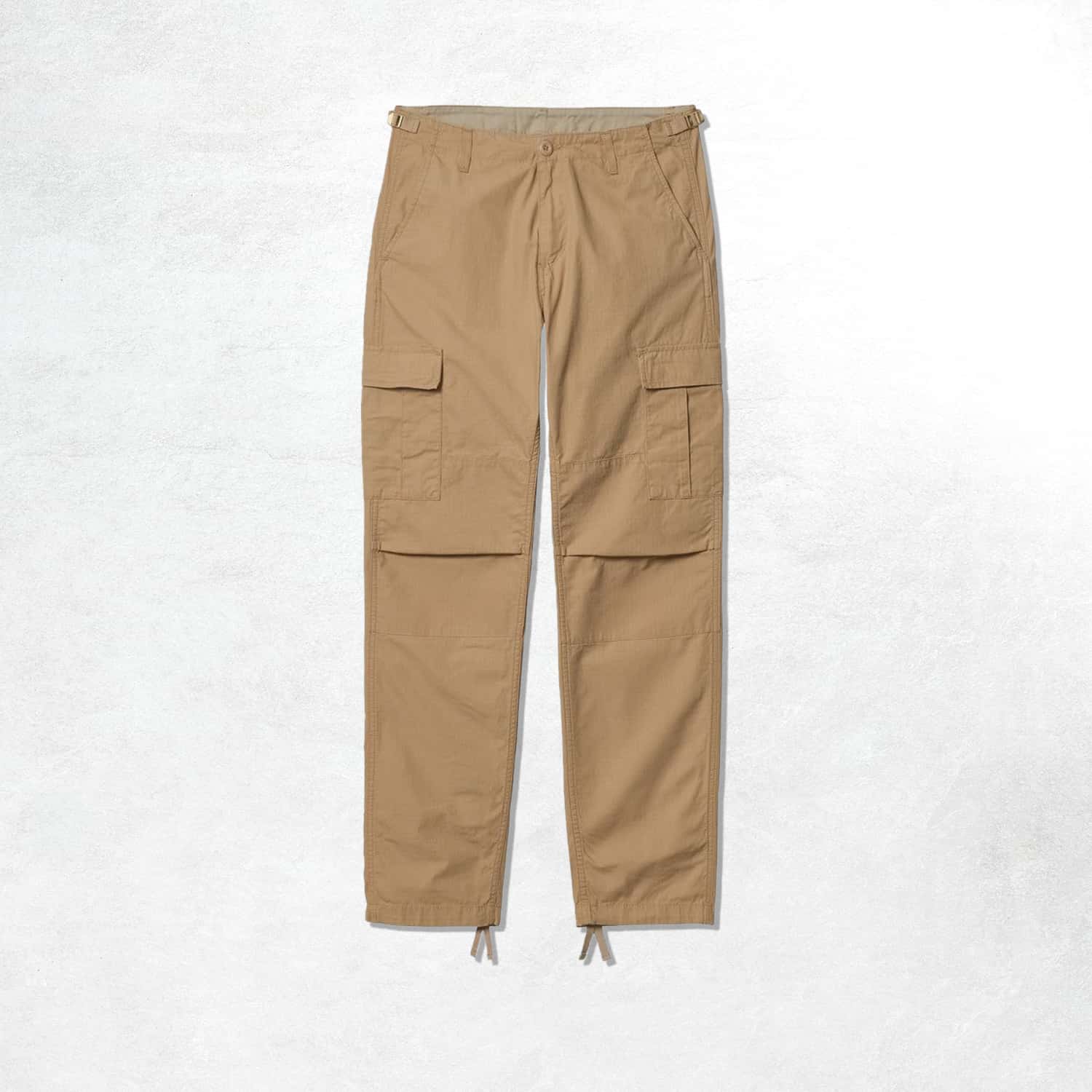 Carhartt WIP Aviation Pant: Dusty H Brown (Front)