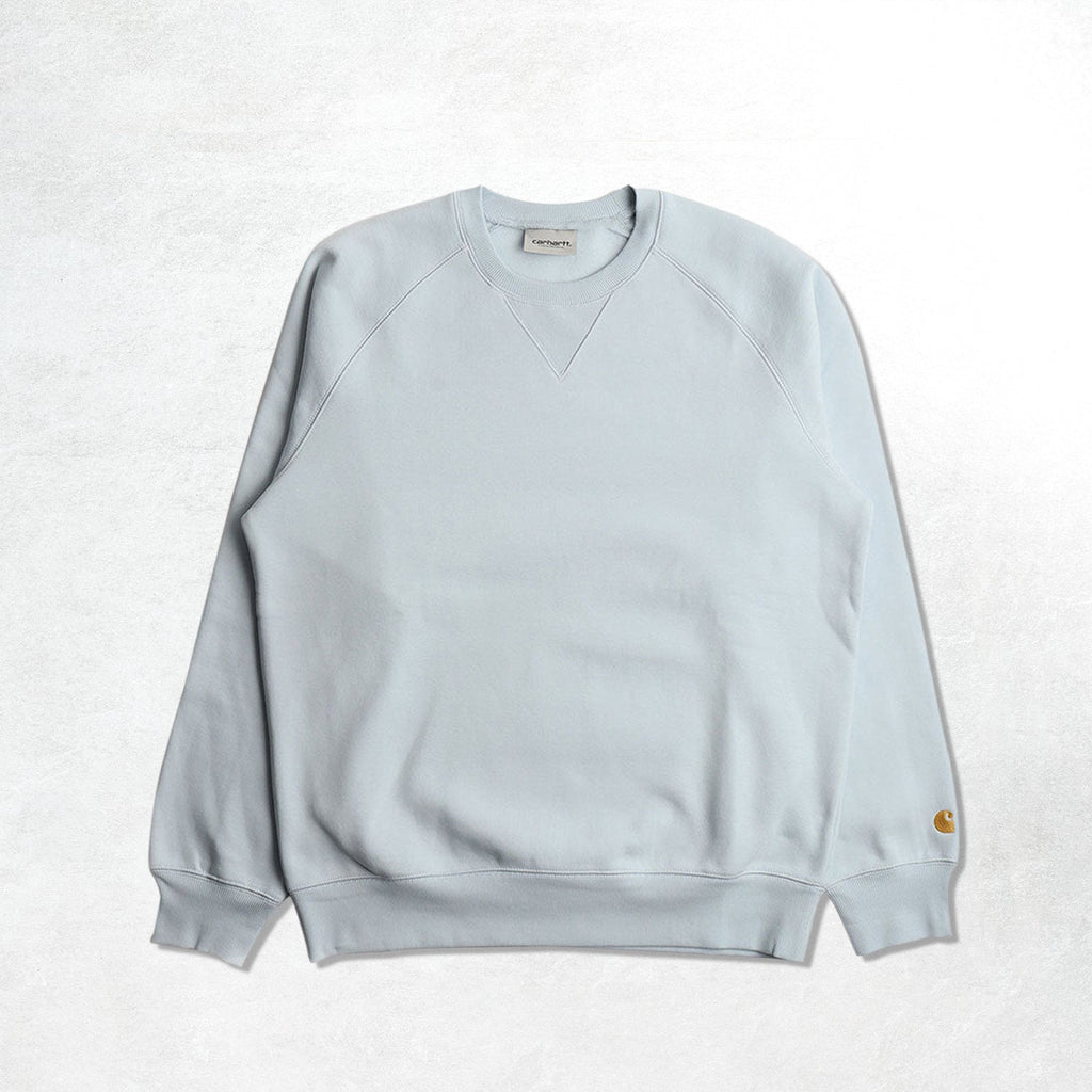 Carhartt WIP Chase Sweat: Icarus / Gold (Front)
