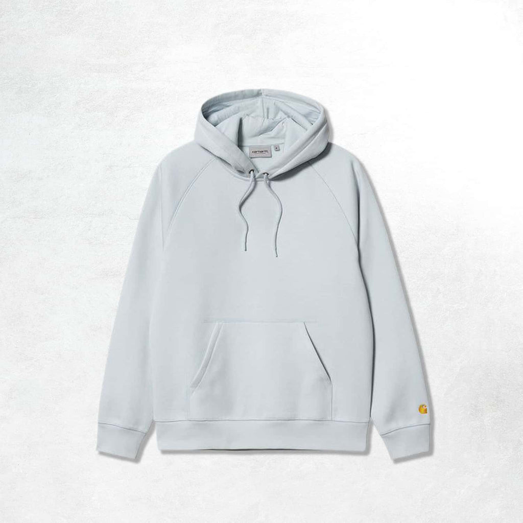 Carhartt WIP Hooded Chase Sweat: Icarus / Gold (Front)