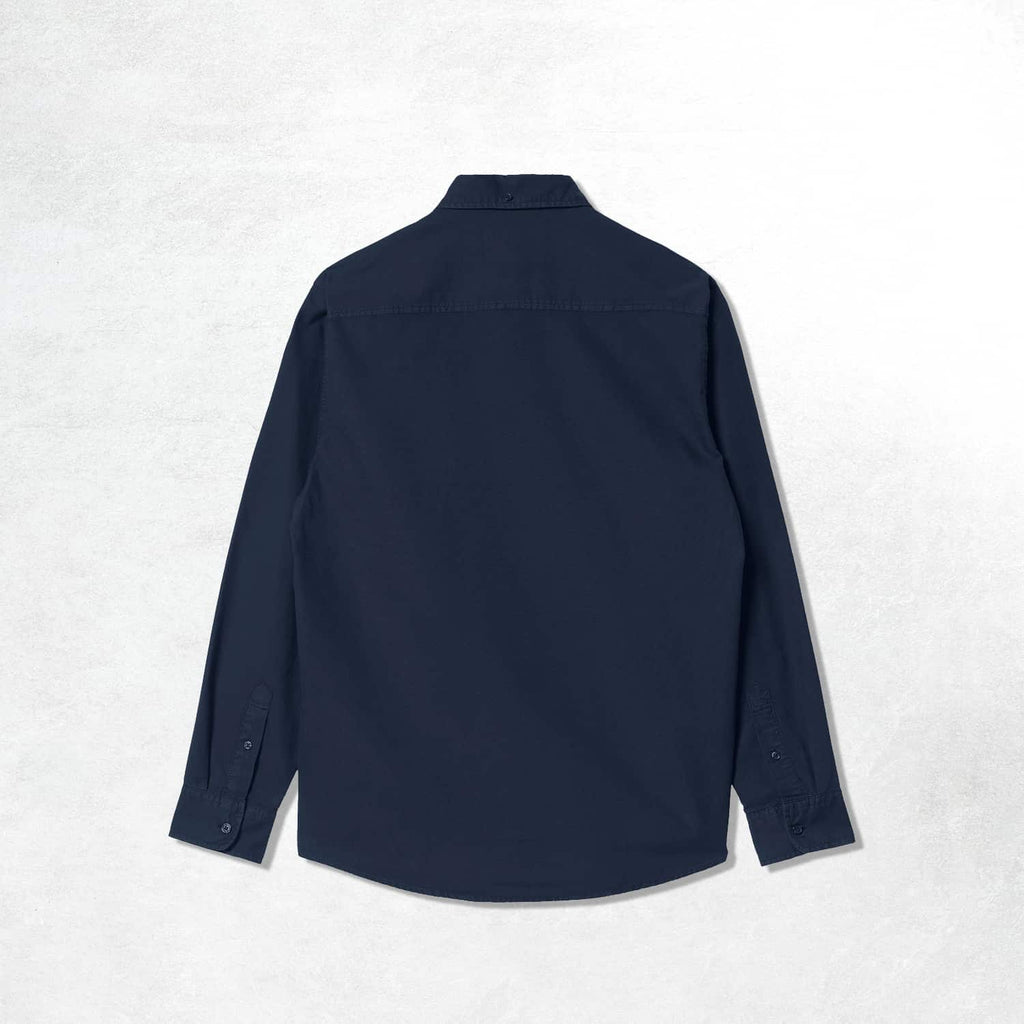 Carhartt WIP L/S Bolton Shirt: Atom Blue (Back)