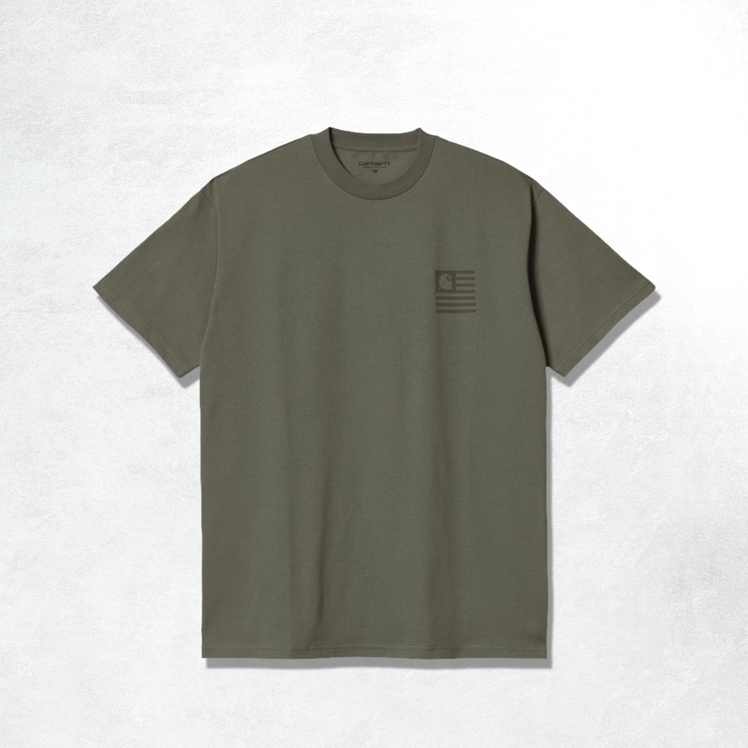 Carhartt WIP S/S Medley State T-Shirt: Thyme (Front)
