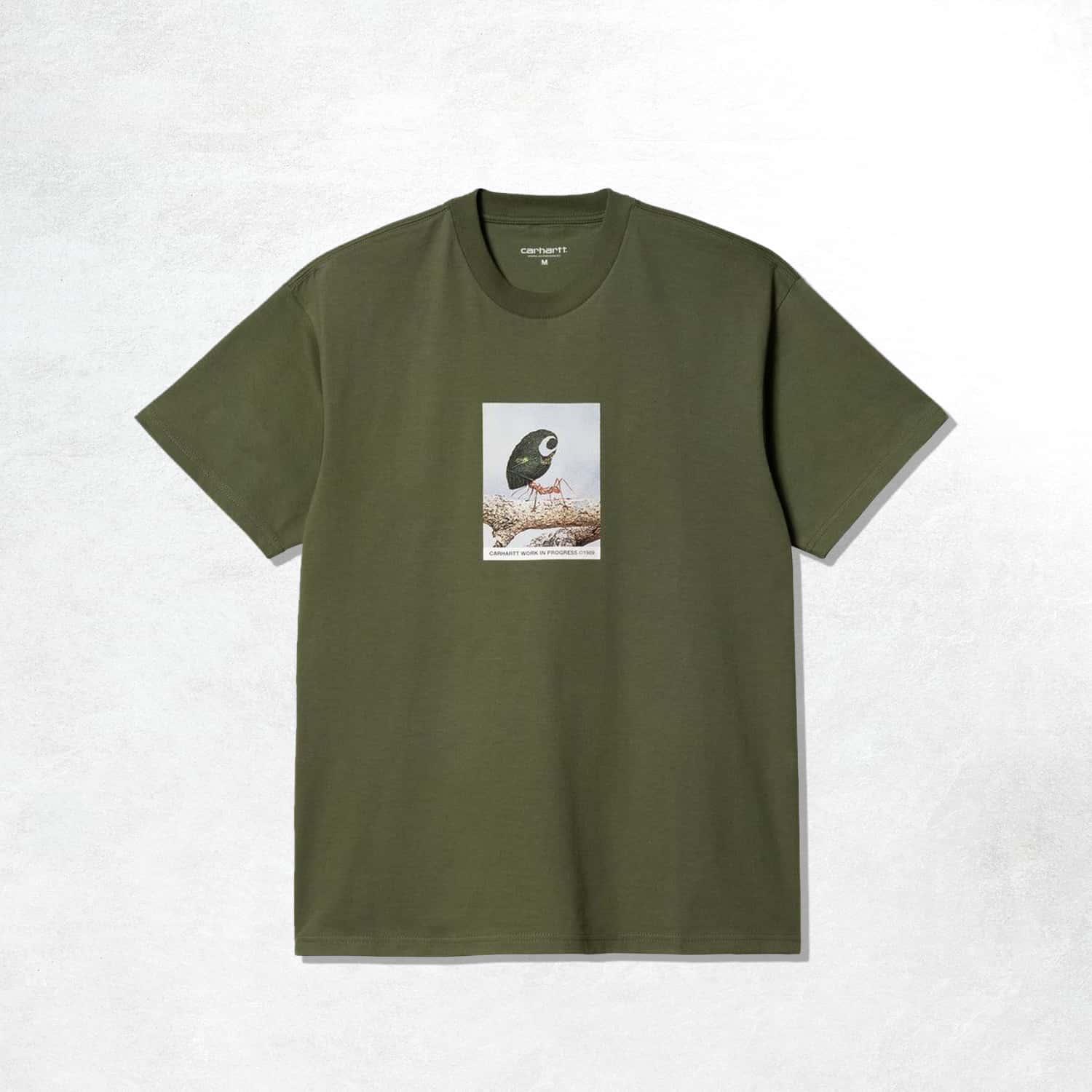 Carhartt WIP S/S Antleaf T-Shirt: Dollar Green (Front)