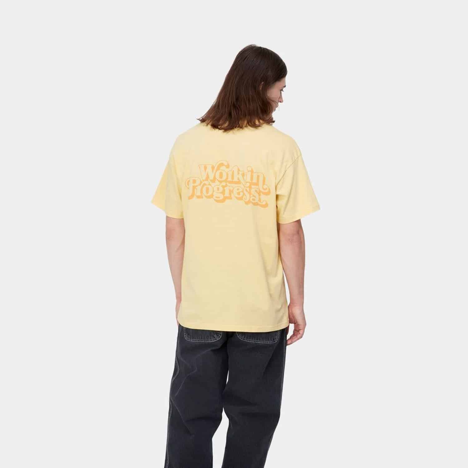 Carhartt WIP S/S Fez T-Shirt: Citron_Model_1