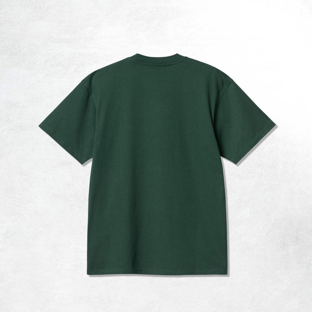 Carhartt WIP S/S Locker T-Shirt: Treehouse / Yellow (Back)