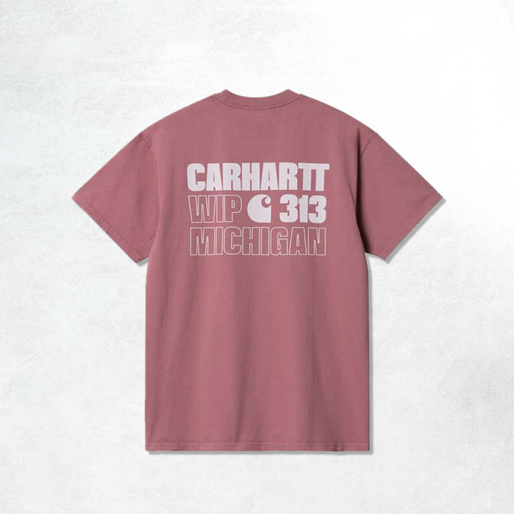 Carhartt WIP S/S Manual T-Shirt: Dahlia (Back)