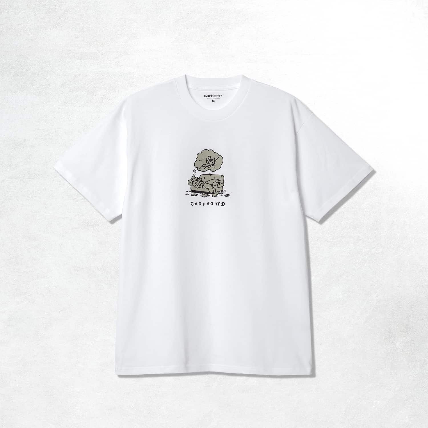 Carhartt WIP S/S Other Side T-Shirt: White (Front)