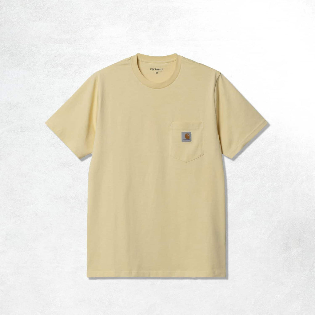 Carhartt WIP S/S Pocket T-Shirt: Citron (Front)