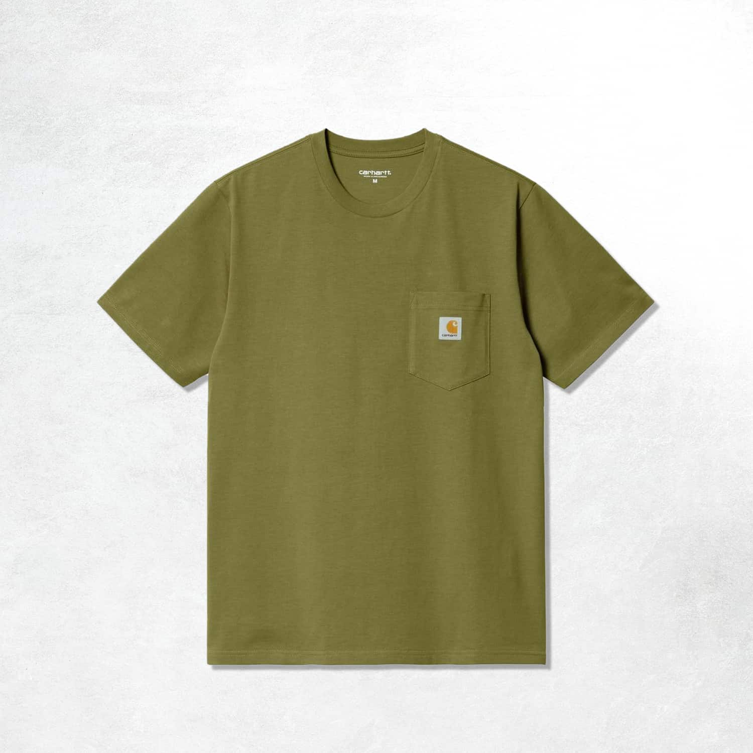 Carhartt WIP S/S Pocket T-Shirt: Kiwi (Front)