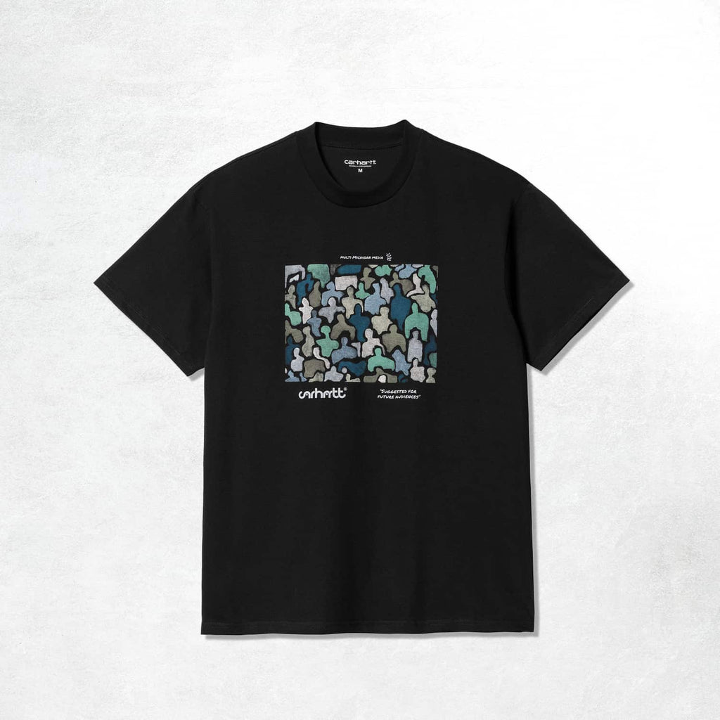 Carhartt WIP S/S Unity T-Shirt: Black (Front)