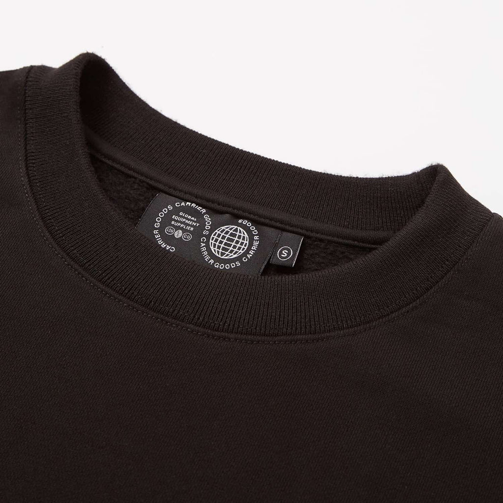 Carrier Goods Core Logo Crew Sweatshirt: Black_2