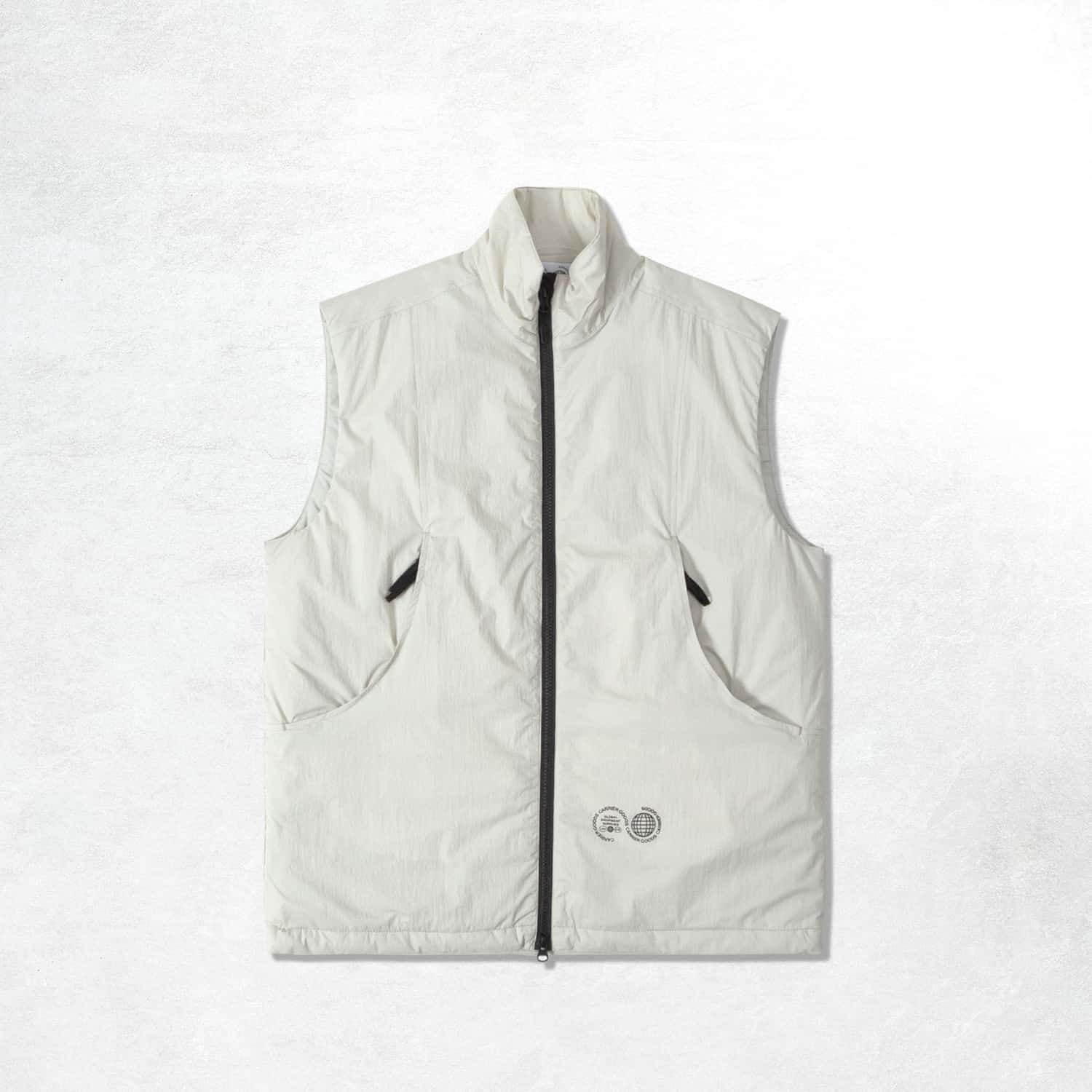 Carrier Goods Nylon Expedition Gilet: Celadon Tint (Front)