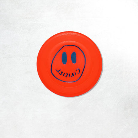 Civilist Smiler Frisbie: Orange (Front)