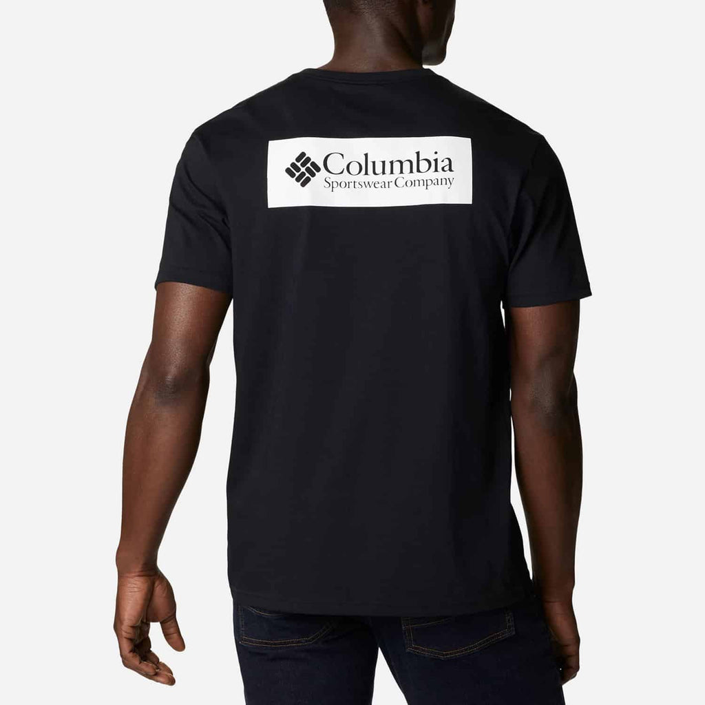 Columbia North Cascades™ Short Sleeve Tee: Black_Model_1