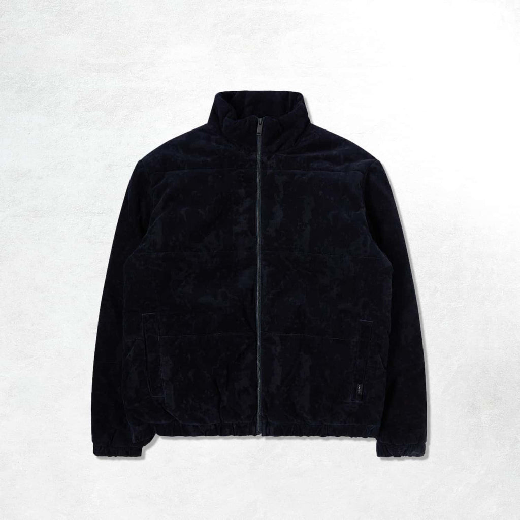 Edwin Attakai Puffa Jacket: Dark Navy (Front)
