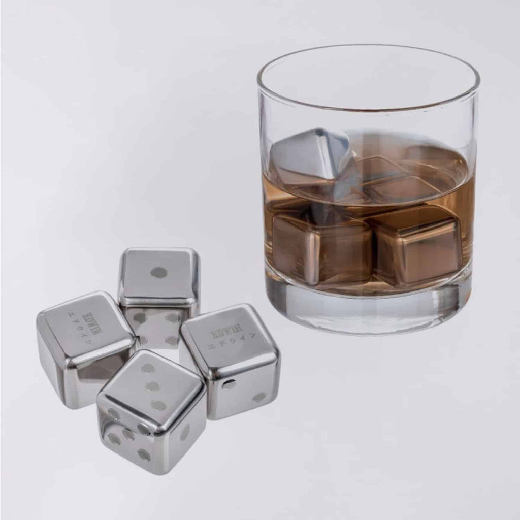 Edwin Stainless Steel Ice Cube Tray: Silver