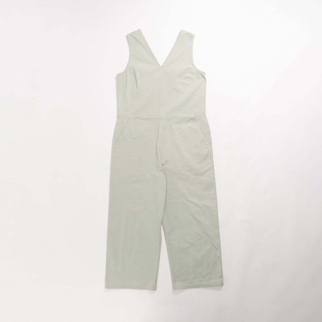 Folk Womens V Overall Jumpsuit: Olive Ripstop | Folk | The Union Project