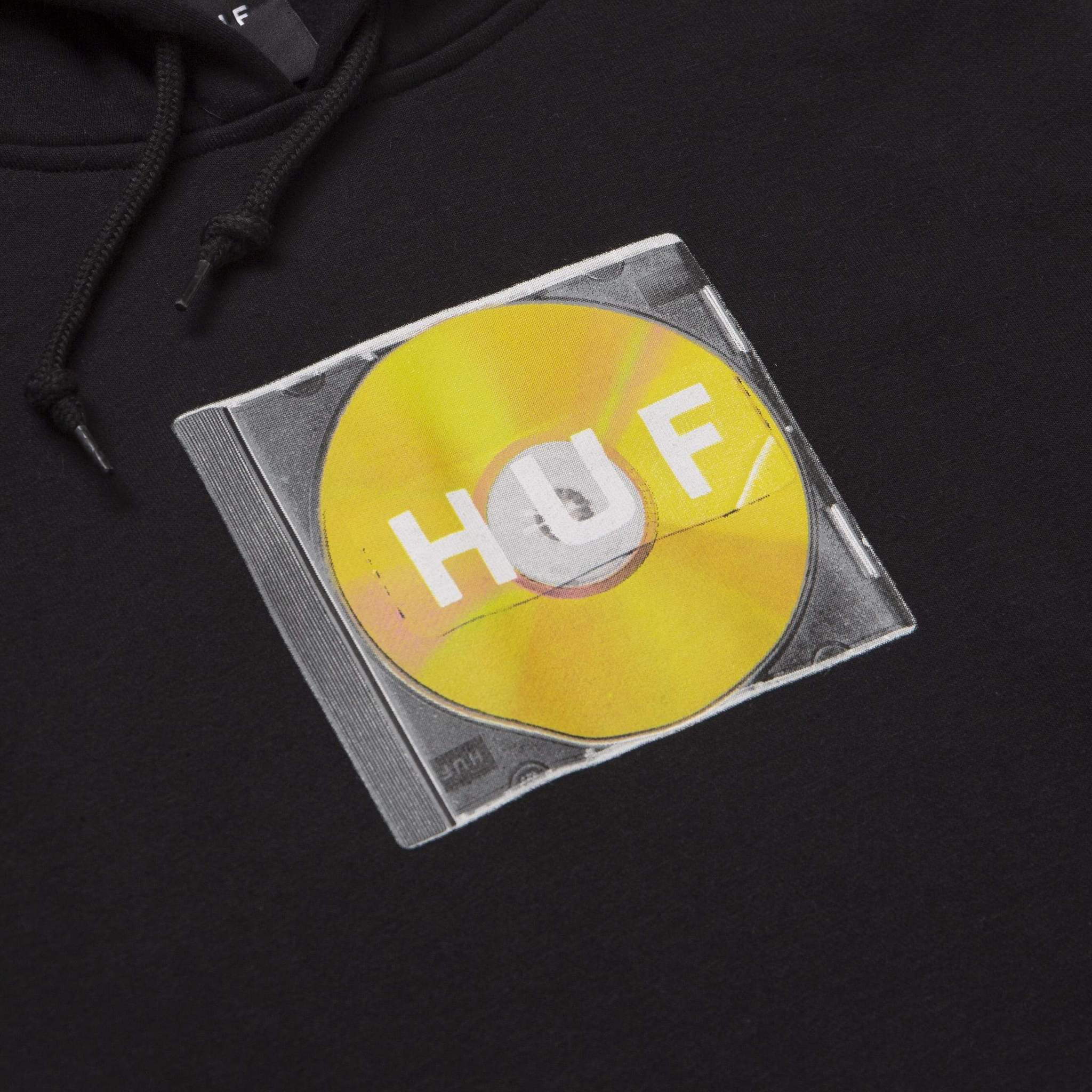 HUF Mix Box Logo P/O Hoodie: Black - The Union Project