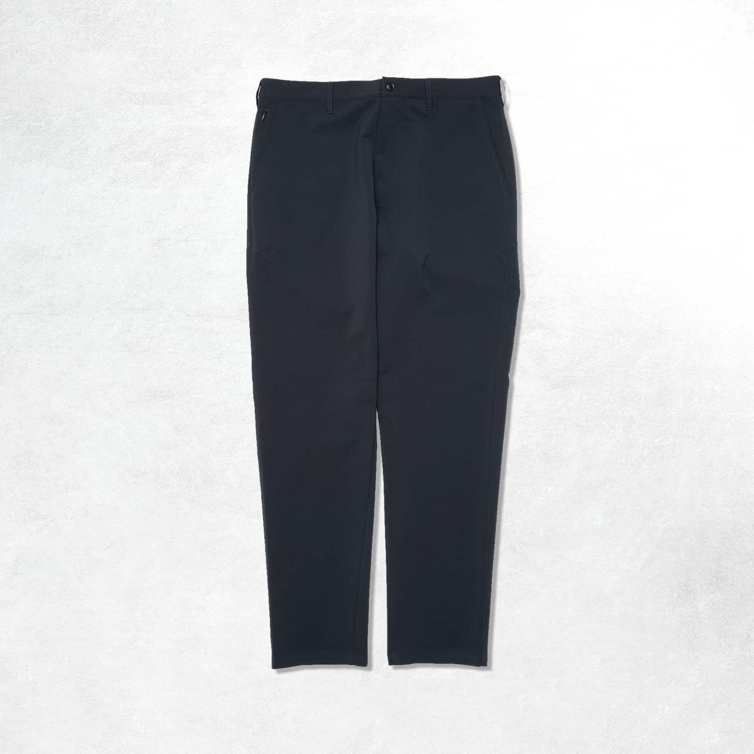 Nanamica ALPHADRY Club Pants: Black (Front)