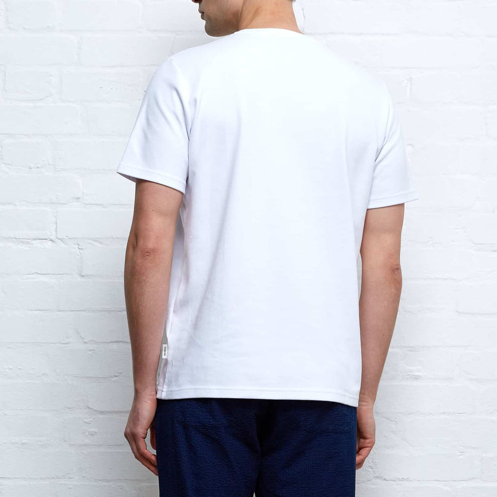 Oliver Spencer Heavy T-Shirt: White_Model_1