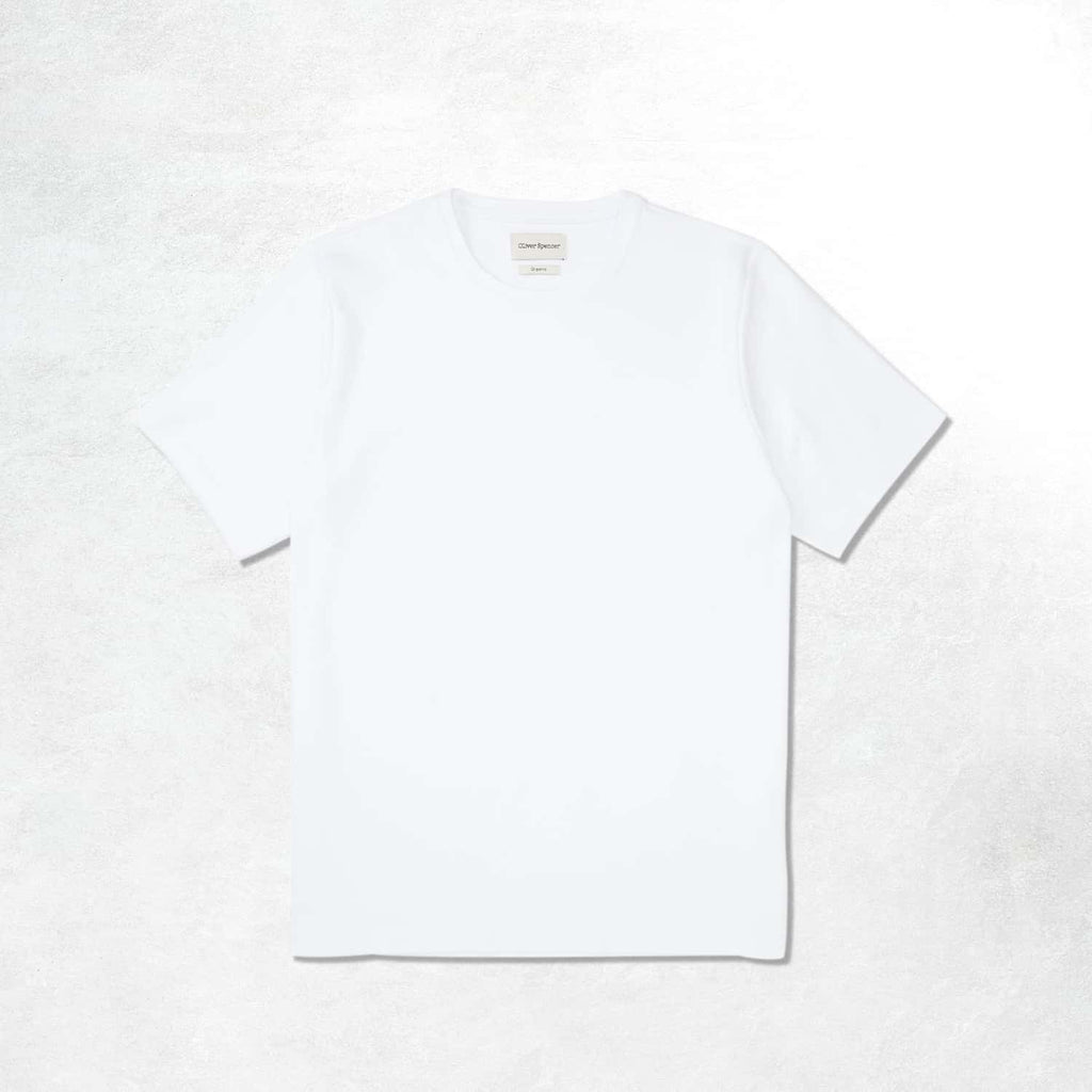 Oliver Spencer Heavy T-Shirt: White (Front)